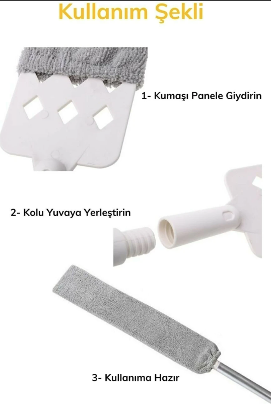 YaMuBeauty™ Dip Köşe Temizlik Mopu